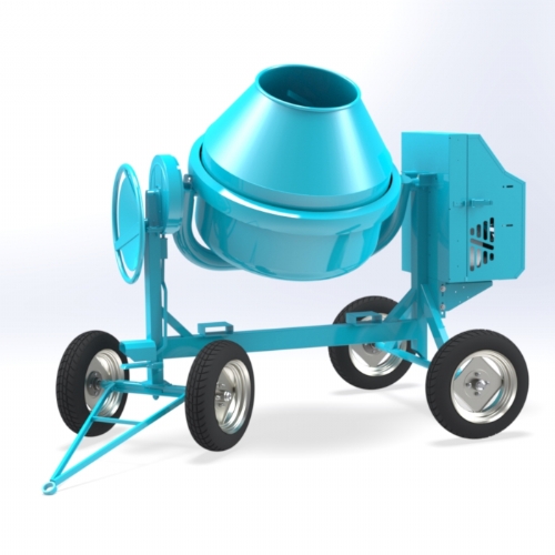 Model Concrete mixer (Diesel / Gasoline) 350 lt - C 500 4RP of available Concrete mixers | Plus Line by OMAER